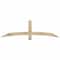 Ekena Millwork Bellingham Rough Sawn Timber Gable Bracket, Douglas Fir, 72"W x 21"H x 2"D x 4"F, 7/12 Pitch GBW072X21X0204BEL00RDF - alternate 1